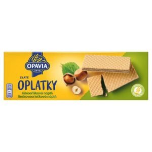 opavia zlaté oplátky lieskovooriešková náplň 146 g